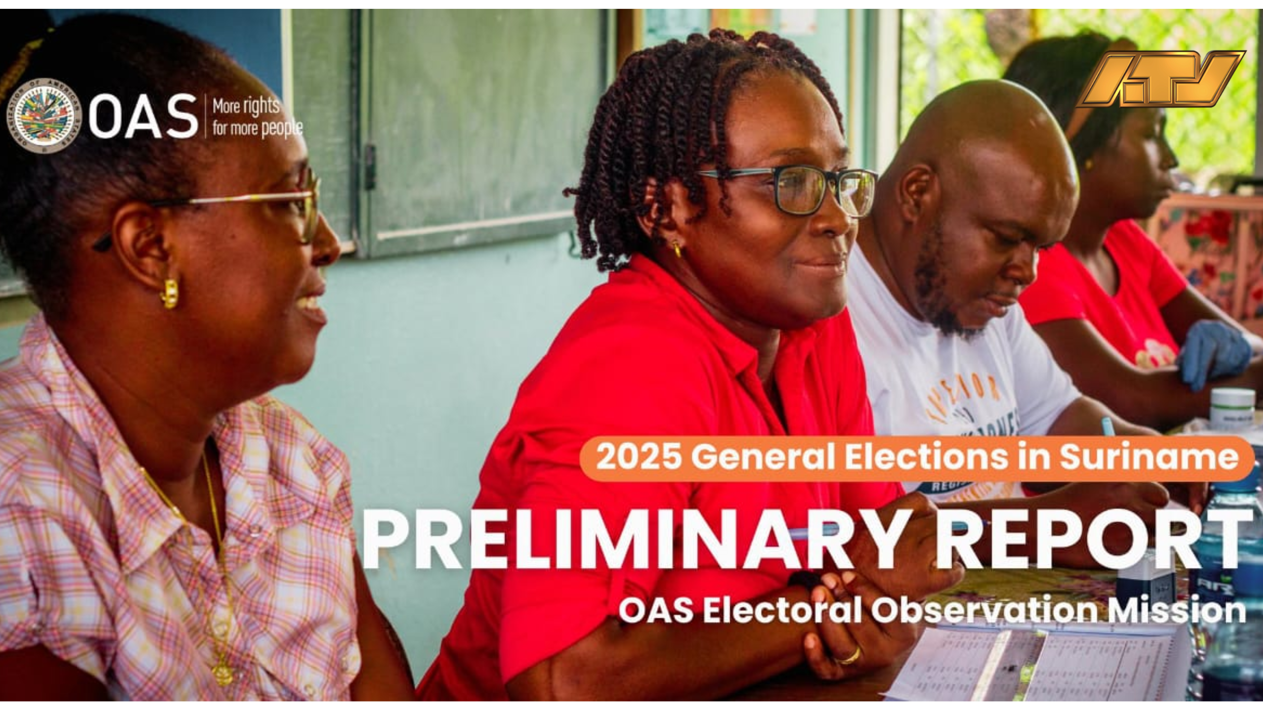 OAS: Surinaamse verkiezingen ordelijk en vreedzaam verlopen, verdere versterking van democratie aanbevolen