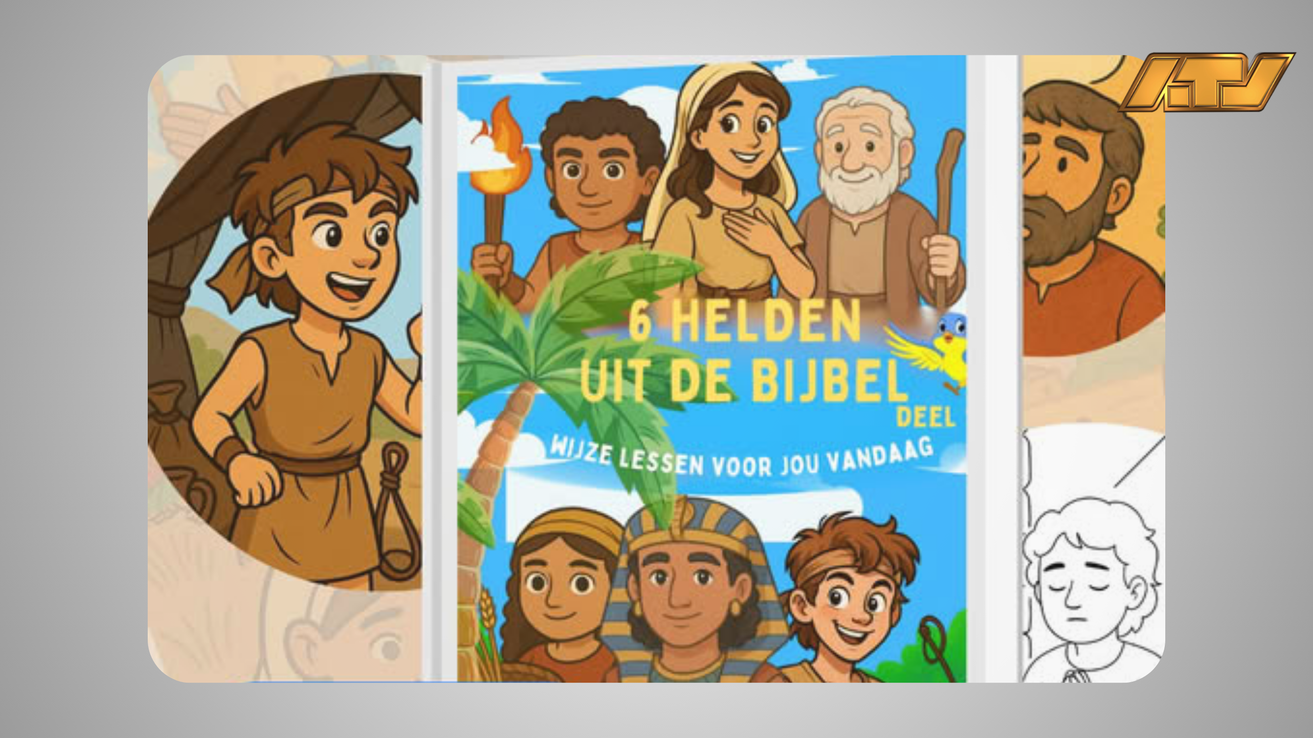 Jonathan Misiekaba lanceert vierde kinderboek: ‘6 Helden uit de Bijbel’ wil inspireren enopvoeden