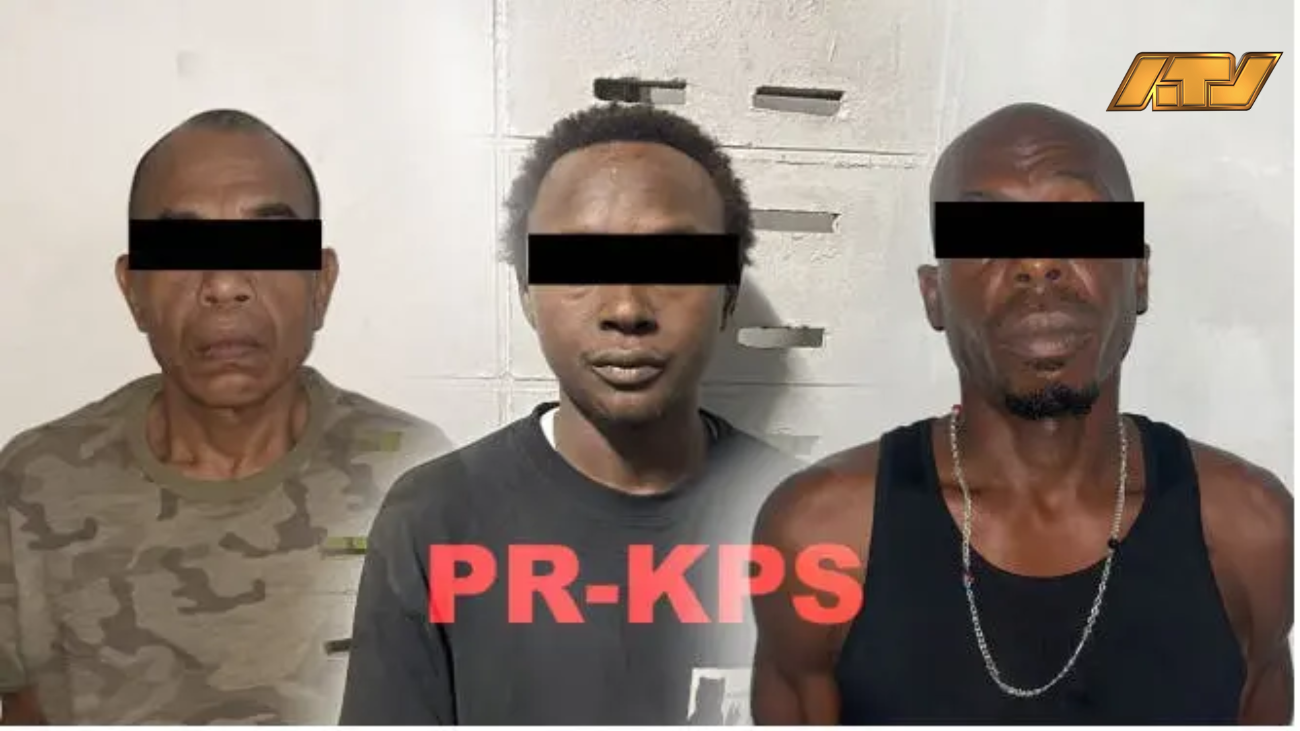 Drie verdachten opgepakt voor gewelddadige overvallen in Brokopondo en Para