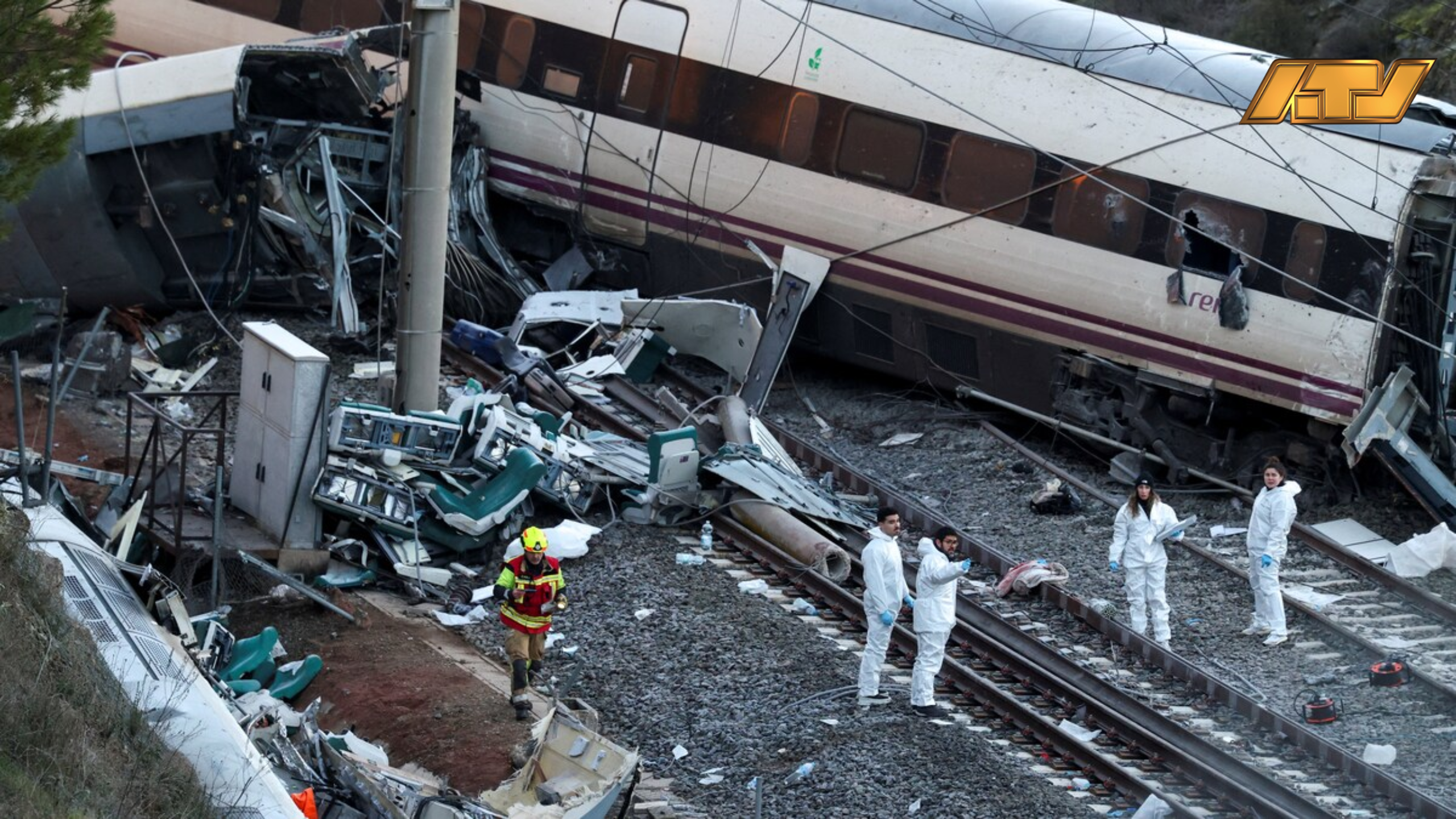 Dodelijk treinongeval Spanje mogelijk gevolg van eerdere spoorbreuk