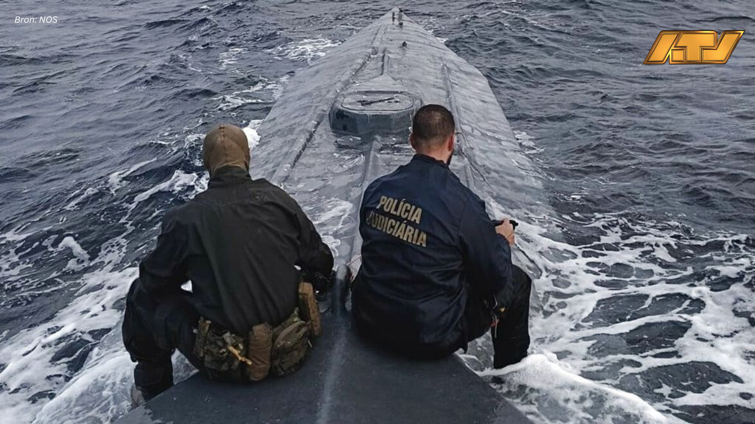 Portugal onderschept drugduikboot met recordhoeveelheid cocaïne