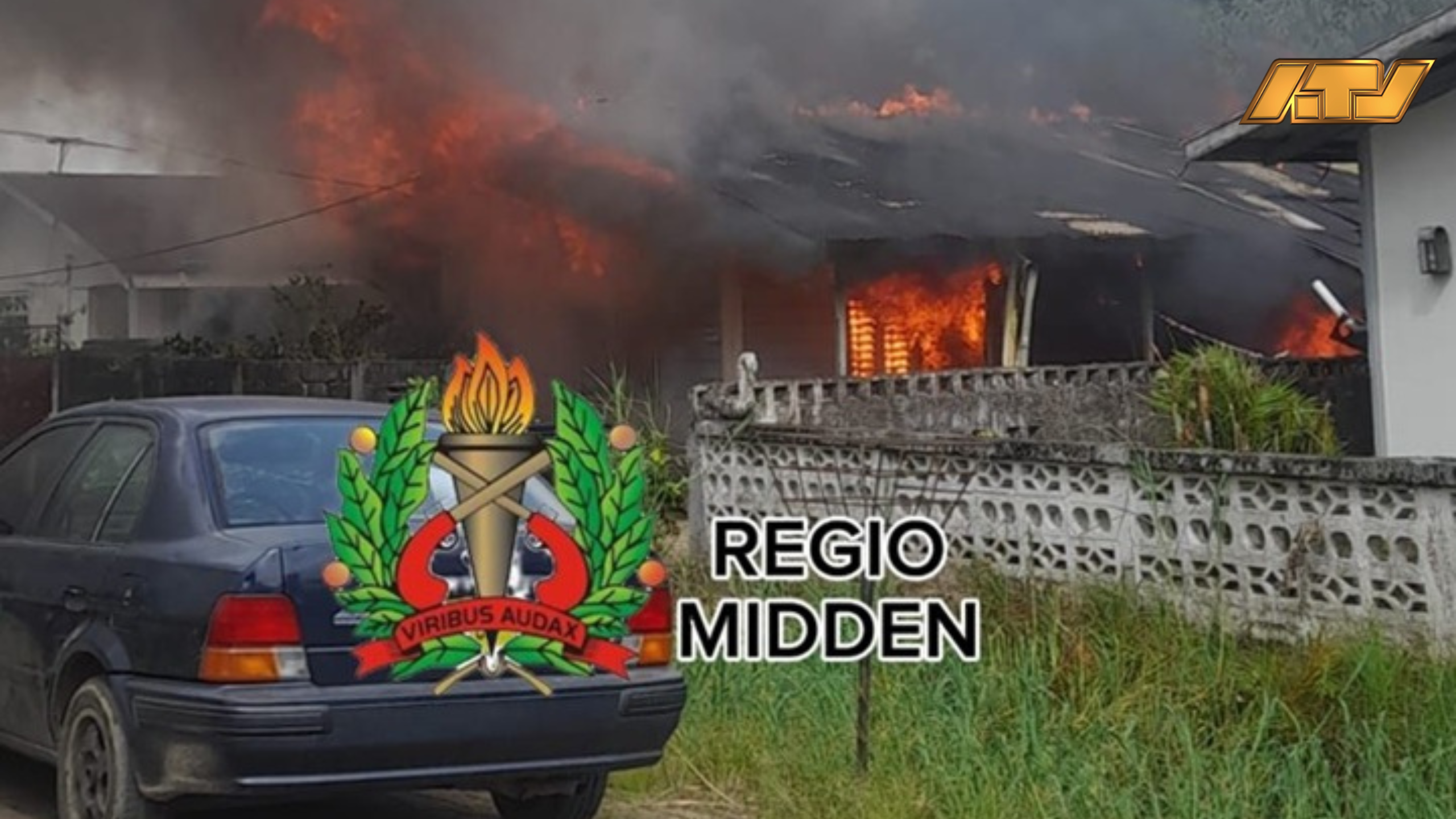 Brand verwoest woning in Sophiaslust